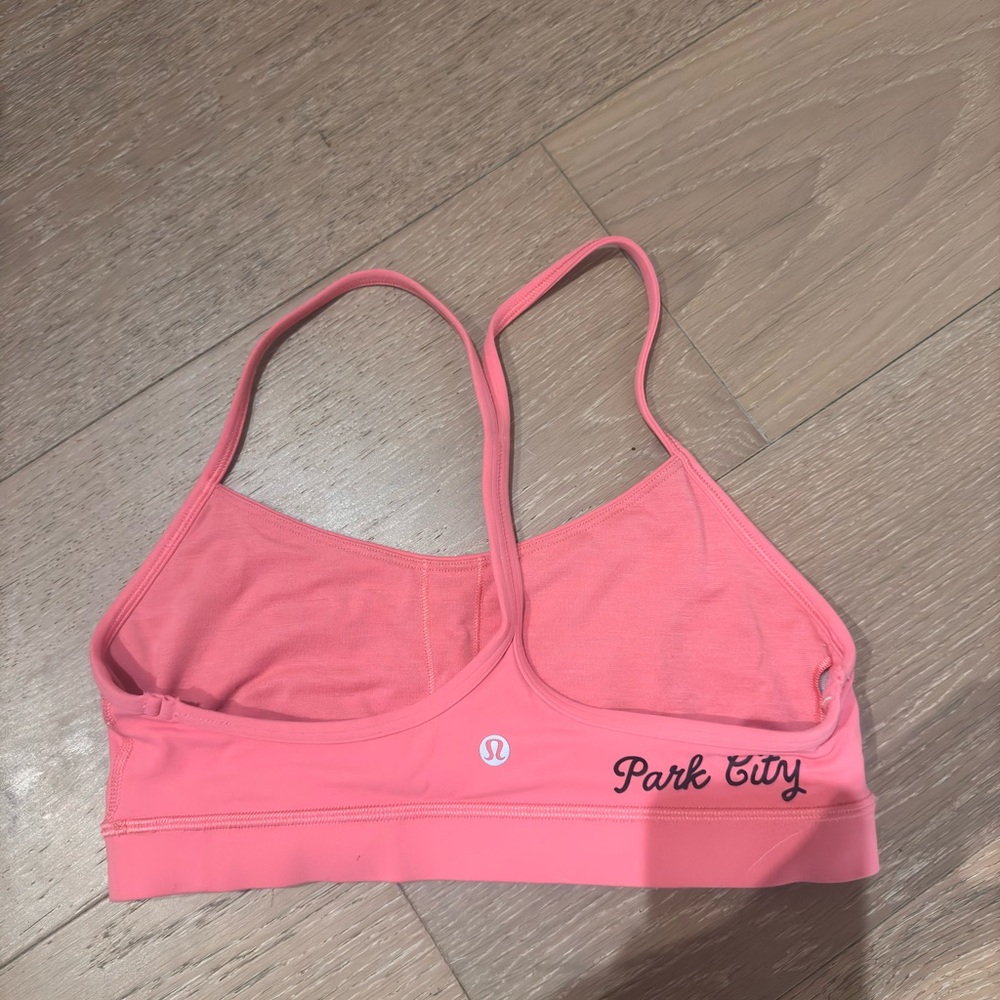 Lululemon Athletica Y-flow Pink Sports Bra